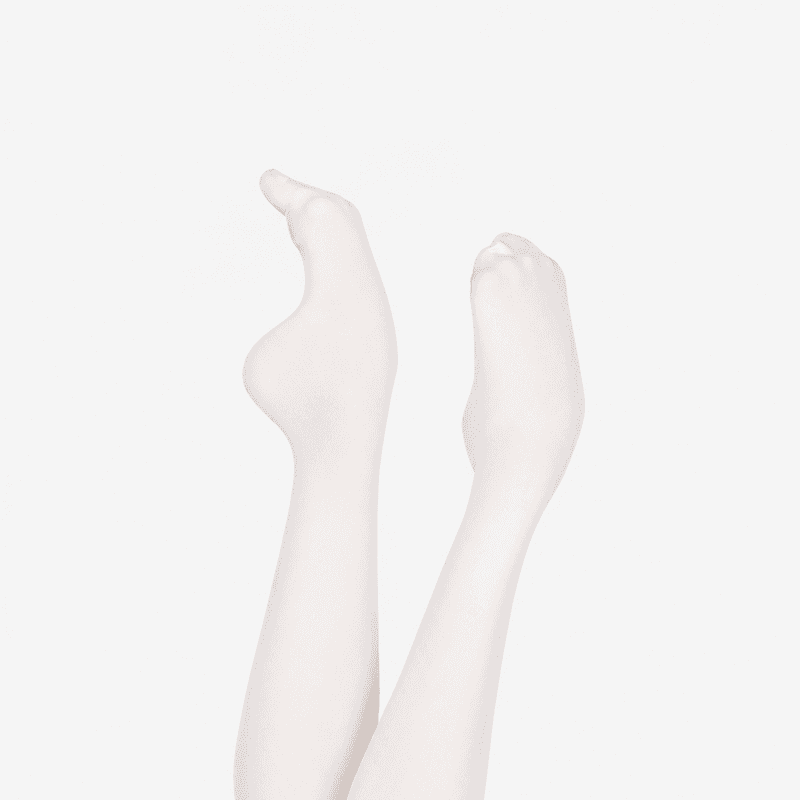 Hvit Ballett Tights