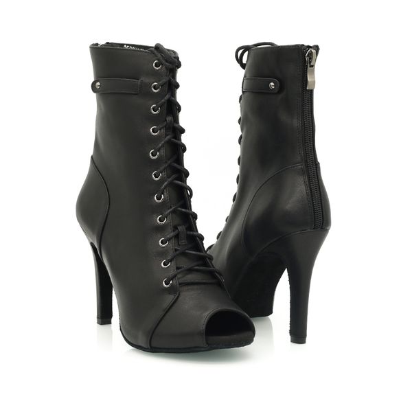 Hovedbilde Malia sort skinn - 9,5 cm ...